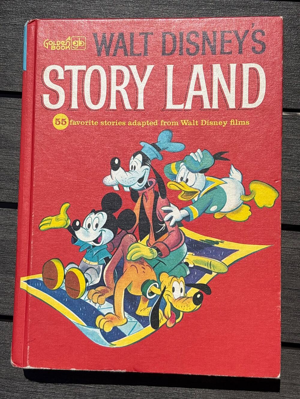 Vintage Walt Disney Story Land Hardcover Book 1962 55 Favorite Stories children